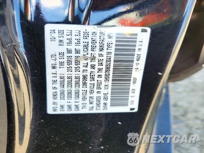 Zdjęcie 13 z 13 samochodu: 2005 HONDA CR-V SE VIN:SHSRD78965U304118 - miniatura