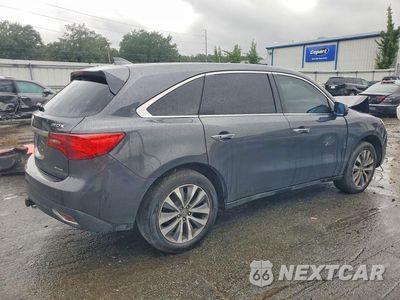 Trzecie zdjęcie samochodu z tyłu: 2016 ACURA MDX TECHNOLOGY VIN:5FRYD4H48GB040522 - miniatura