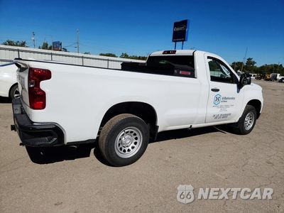 Trzecie zdjęcie samochodu z tyłu: 2024 CHEVROLET SILVERADO C1500 VIN:3GCNAAEKXRG116186 - miniatura
