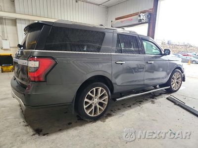 Trzecie zdjęcie samochodu z tyłu: 2019 FORD EXPEDITION MAX PLATINUM VIN:1FMJK1MT1KEA64963 - miniatura