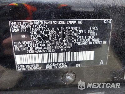 Zdjęcie 13 z 13 samochodu: 2011 TOYOTA RAV4 BASE VIN:2T3BF4DV6BW105595 - miniatura