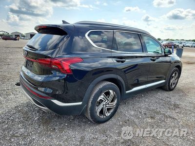 Trzecie zdjęcie samochodu z tyłu: 2022 HYUNDAI SANTA FE SEL VIN:5NMS24AJ6NH464905 - miniatura