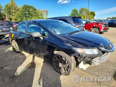 Czwarte zdjęcie samochodu z boku: 2015 HONDA CIVIC LX VIN:19XFB2F57FE079699 - miniatura