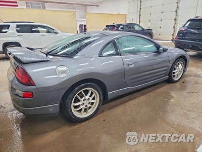 Trzecie zdjęcie samochodu z tyłu: 2002 MITSUBISHI ECLIPSE GT VIN:4A3AC54HX2E079494 - miniatura