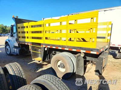 Drugie zdjęcie samochodu z przodu: 2014 FREIGHTLINER BUSINESS CLASS M2 FLATBED TRUCK VIN:1FVACXDT1EHFR6972 - miniatura