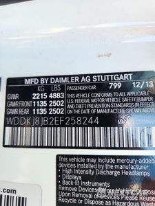 Zdjęcie 12 z 12 samochodu: 2014 MERCEDES-BENZ E 350 4MATIC VIN:WDDKJ8JB2EF258244 - miniatura