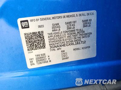 Zdjęcie 12 z 12 samochodu: 2024 CHEVROLET EQUINOX LS VIN:3GNAXHEGXRL161712 - miniatura