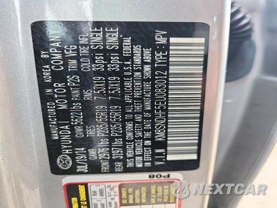 Zdjęcie 13 z 13 samochodu: 2014 HYUNDAI SANTA FE GLS VIN:KM8SNDHF5EU083012 - miniatura