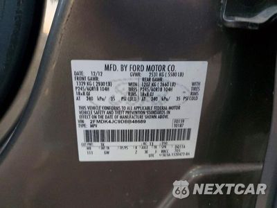 Zdjęcie 14 z 14 samochodu: 2013 FORD EDGE SEL VIN:2FMDK4JC9DBB48689 - miniatura
