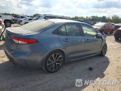 Trzecie zdjęcie samochodu z tyłu: 2020 TOYOTA COROLLA SE VIN:JTDP4RCE8LJ007713 - miniatura