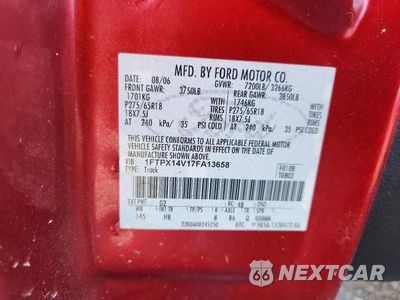 Zdjęcie 12 z 12 samochodu: 2007 FORD F150 VIN:1FTPX14V17FA13658 - miniatura