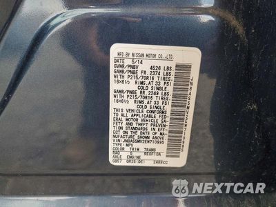 Zdjęcie 13 z 13 samochodu: 2014 NISSAN ROGUE SELECT S VIN:JN8AS5MV2EW710995 - miniatura