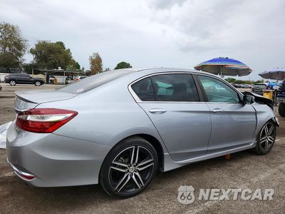 Trzecie zdjęcie samochodu z tyłu: 2017 HONDA ACCORD SPORT VIN:1HGCR2F50HA151140 - miniatura