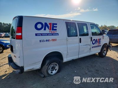 Trzecie zdjęcie samochodu z tyłu: 2021 GMC SAVANA G2500 VIN:1GTW7AF7XM1209326 - miniatura