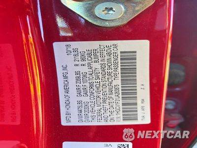 Zdjęcie 13 z 13 samochodu: 2018 HONDA ACCORD SPORT VIN:1HGCV1F31JA263875 - miniatura