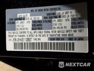 Zdjęcie 13 z 13 samochodu: 2025 MAZDA CX-70 PREMIUM PLUS VIN:JM3KJEHA8S1129687 - miniatura