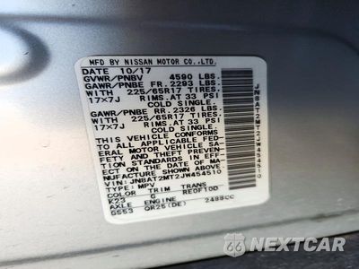 Zdjęcie 12 z 12 samochodu: 2018 NISSAN ROGUE SV VIN:JN8AT2MT2JW454510 - miniatura