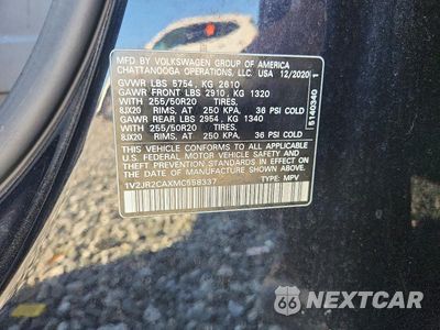 Zdjęcie 13 z 13 samochodu: 2021 VOLKSWAGEN ATLAS SE VIN:1V2JR2CAXMC558337 - miniatura