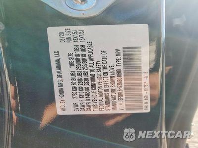 Zdjęcie 13 z 13 samochodu: 2021 HONDA ODYSSEY EXL VIN:5FNRL6H73MB010600 - miniatura