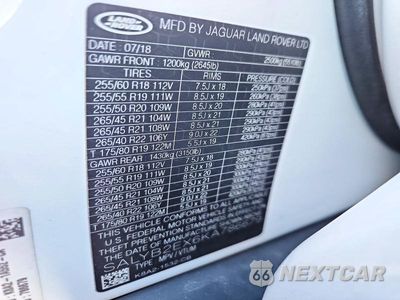 Zdjęcie 13 z 13 samochodu: 2019 LAND ROVER RANGE ROVER VELAR S VIN:SALYB2EX6KA786679 - miniatura