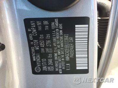Zdjęcie 12 z 12 samochodu: 2011 HYUNDAI GENESIS 3.8L VIN:KMHGC4DE6BU113641 - miniatura