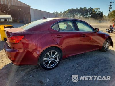 Trzecie zdjęcie samochodu z tyłu: 2008 LEXUS IS 250 BASE VIN:JTHBK262682068809 - miniatura