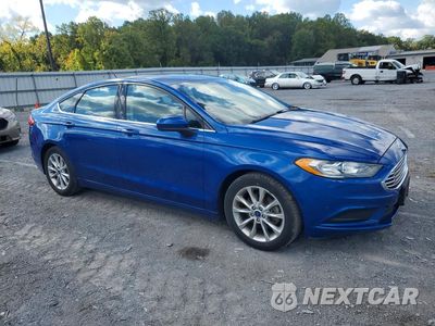 Czwarte zdjęcie samochodu z boku: 2017 FORD FUSION SE VIN:3FA6P0HD1HR129265 - miniatura