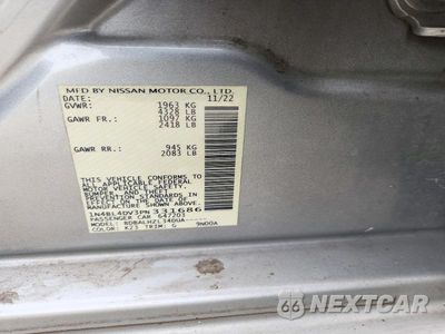 Zdjęcie 12 z 12 samochodu: 2023 NISSAN ALTIMA SV VIN:1N4BL4DV3PN331686 - miniatura