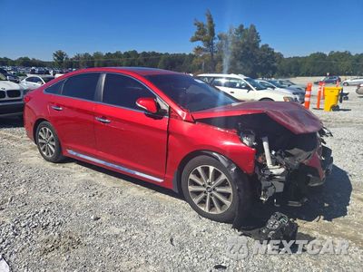 Czwarte zdjęcie samochodu z boku: 2017 HYUNDAI SONATA LIMITED VIN:5NPE34AF2HH482637 - miniatura