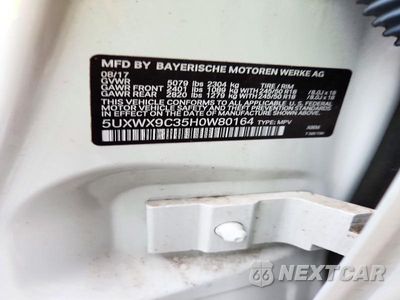 Zdjęcie 13 z 13 samochodu: 2017 BMW X3 XDRIVE28I VIN:5UXWX9C35H0W80164 - miniatura