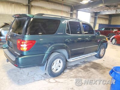 Trzecie zdjęcie samochodu z tyłu: 2002 TOYOTA SEQUOIA LIMITED VIN:5TDBT48A52S107131 - miniatura