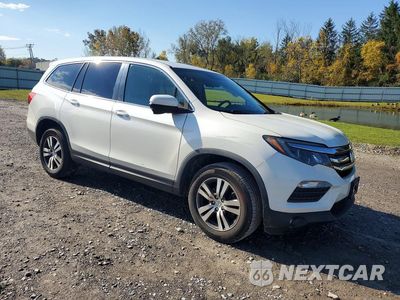 Czwarte zdjęcie samochodu z boku: 2017 HONDA PILOT EX VIN:5FNYF6H33HB077896 - miniatura