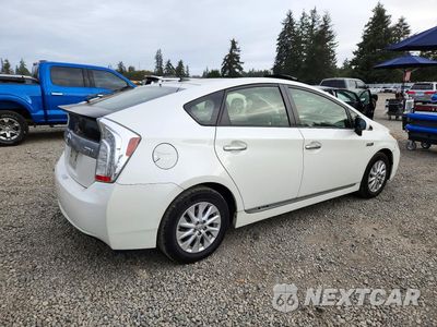 Trzecie zdjęcie samochodu z tyłu: 2012 TOYOTA PRIUS PLUG-IN HYBRID BASE VIN:JTDKN3DP0C3025373 - miniatura