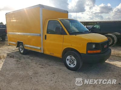 Czwarte zdjęcie samochodu z boku: 2011 GMC SAVANA BOX TRUCK VIN:1GDY72CA7B1900627 - miniatura