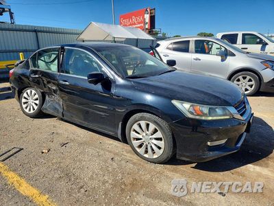 Czwarte zdjęcie samochodu z boku: 2013 HONDA ACCORD EXL VIN:1HGCR3F82DA047341 - miniatura