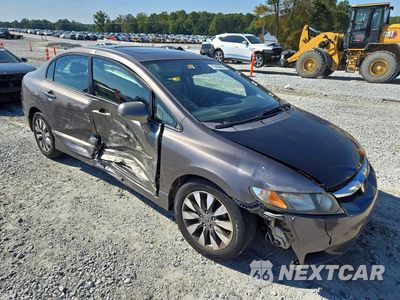 Czwarte zdjęcie samochodu z boku: 2009 HONDA CIVIC EXL VIN:19XFA16969E017568 - miniatura