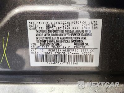 Zdjęcie 12 z 12 samochodu: 2026 NISSAN SENTRA SV VIN:3N1AB9CV1TY252542 - miniatura