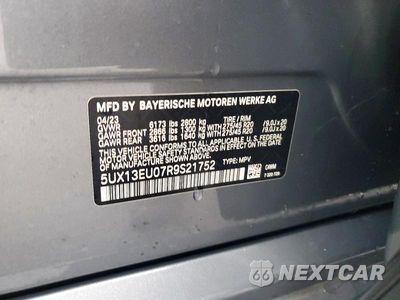Zdjęcie 13 z 13 samochodu: 2024 BMW X5 SDRIVE 40I VIN:5UX13EU07R9S21752 - miniatura