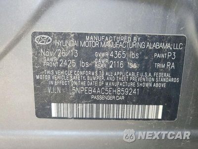 Zdjęcie 12 z 12 samochodu: 2014 HYUNDAI SONATA GLS VIN:5NPEB4AC5EH859241 - miniatura