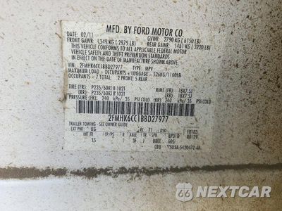 Zdjęcie 13 z 13 samochodu: 2011 FORD FLEX SEL VIN:2FMHK6CC1BBD27977 - miniatura