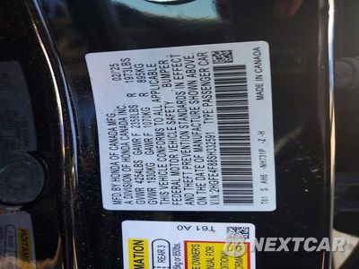 Zdjęcie 12 z 12 samochodu: 2025 HONDA CIVIC SPORT VIN:2HGFE4F88SH332591 - miniatura