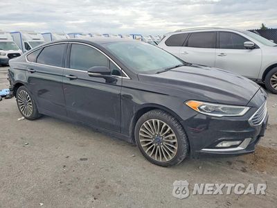 Czwarte zdjęcie samochodu z boku: 2018 FORD FUSION TITANIUM/PLATINUM VIN:3FA6P0K98JR153329 - miniatura