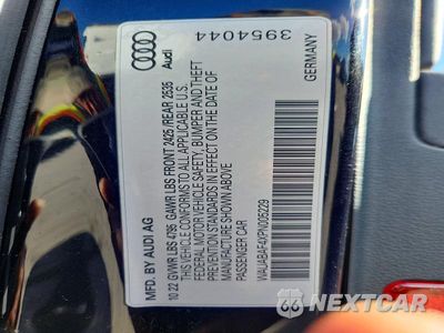 Zdjęcie 12 z 12 samochodu: 2023 AUDI A4 PREMIUM 40 VIN:WAUABAF4XPN005229 - miniatura