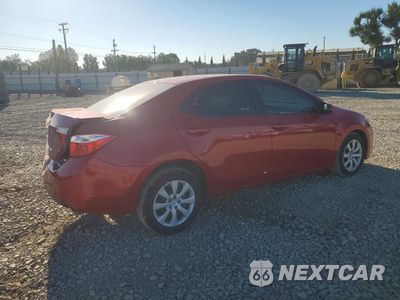 Trzecie zdjęcie samochodu z tyłu: 2016 TOYOTA COROLLA LE VIN:5YFBURHE7GP392539 - miniatura