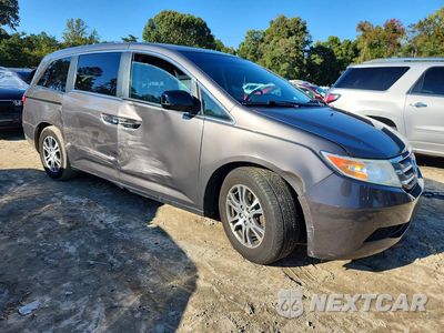 Czwarte zdjęcie samochodu z boku: 2013 HONDA ODYSSEY EXL VIN:5FNRL5H64DB087476 - miniatura
