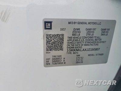 Zdjęcie 13 z 13 samochodu: 2018 GMC ACADIA SLE VIN:1GKKNKLAXJZ150807 - miniatura