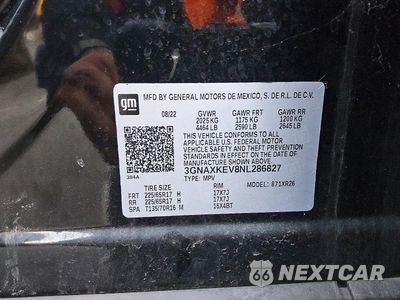 Zdjęcie 13 z 14 samochodu: 2022 CHEVROLET EQUINOX LT VIN:3GNAXKEV8NL286827 - miniatura