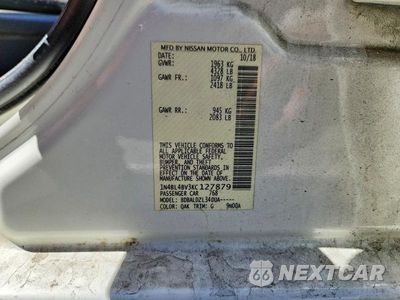Zdjęcie 13 z 13 samochodu: 2019 NISSAN ALTIMA S VIN:1N4BL4BV3KC127879 - miniatura