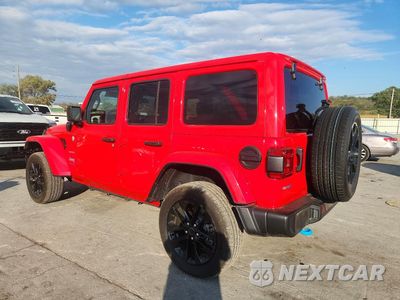 Drugie zdjęcie samochodu z przodu: 2024 JEEP WRANGLER SAHARA 4XE VIN:1C4RJXP64RW225359 - miniatura