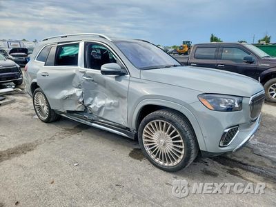 Czwarte zdjęcie samochodu z boku: 2025 MERCEDES-BENZ GLS MERCEDES-MAYBACH GLS600 4M VIN:4JGFF8HB0SB377279 - miniatura